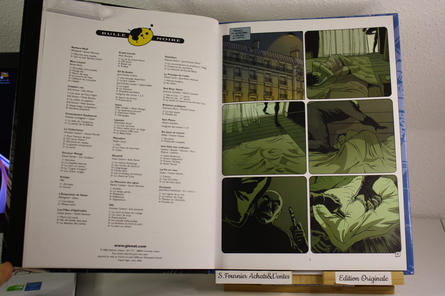 Tome1, 2 et 3 – Intox – Chaillet Mangin – Glénat – Lot 1 Rééd et 2 EO – 2004 à 2006