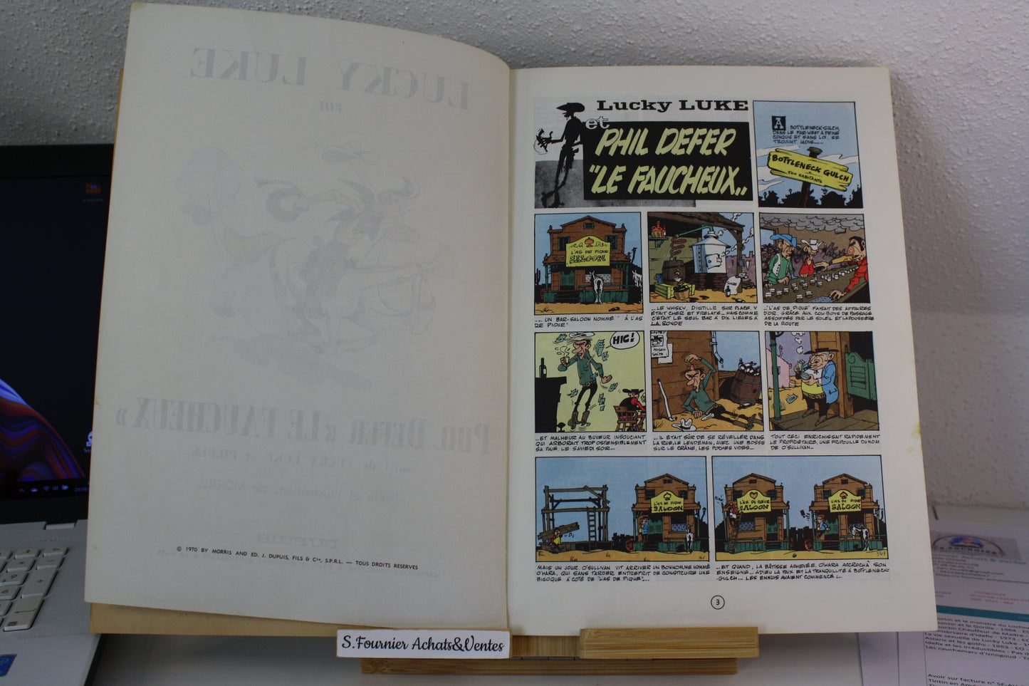 Phil Defer – Lucky Luke -  Morris – Dupuis – Réédition – 1970