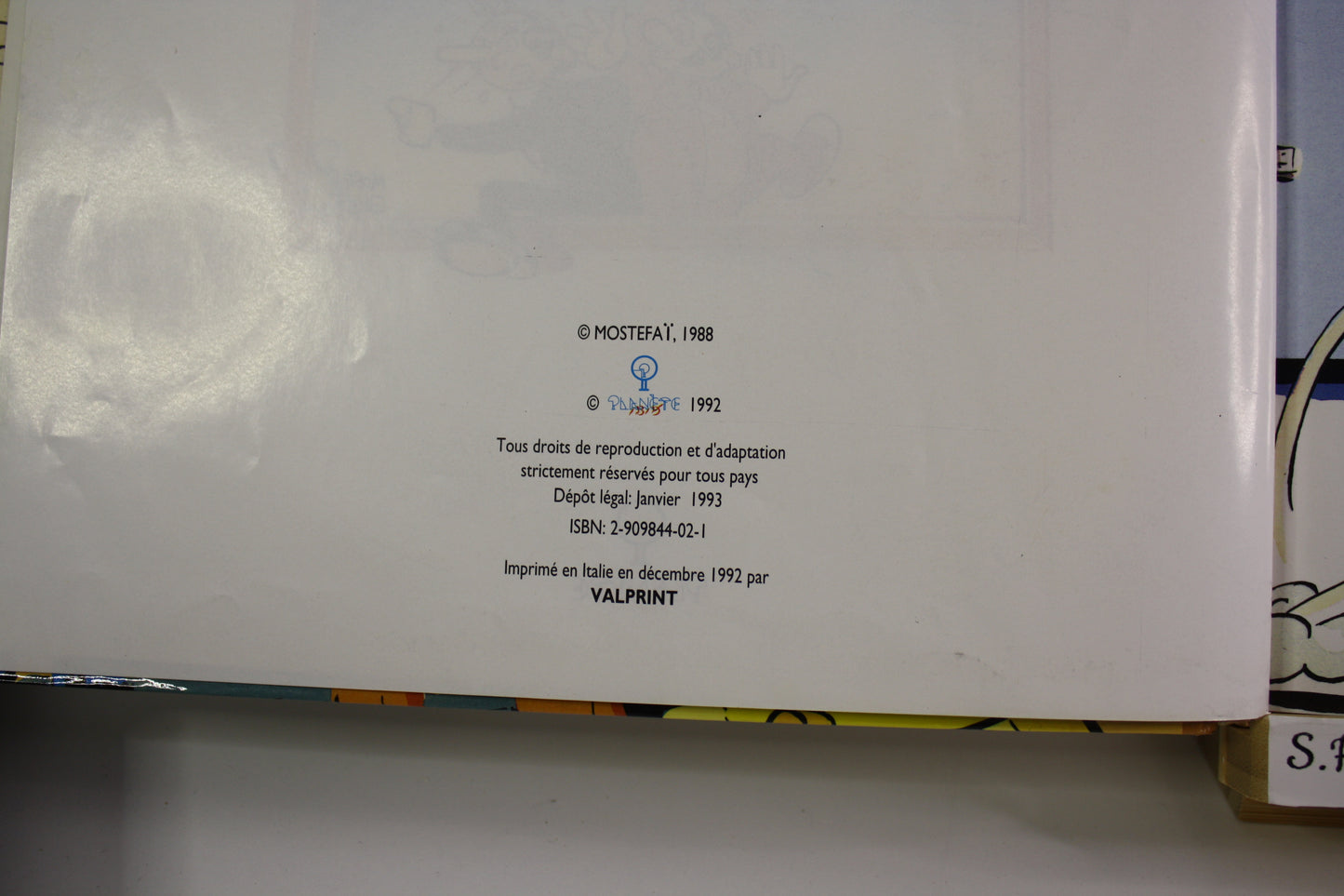 Zig Zag – Spaghetti et Zambono – Mostef Ehost – Planète – EO – 1993