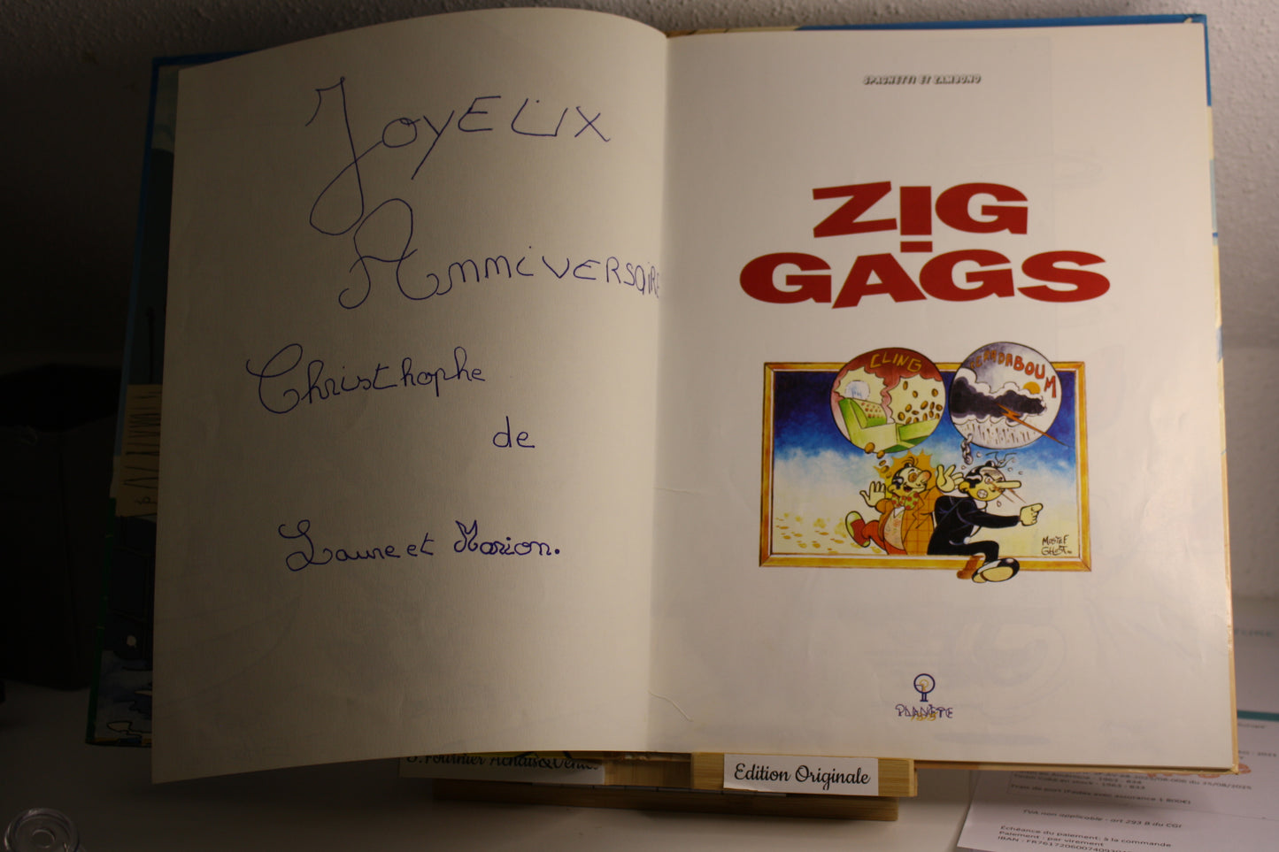 Zig Zag – Spaghetti et Zambono – Mostef Ehost – Planète – EO – 1993