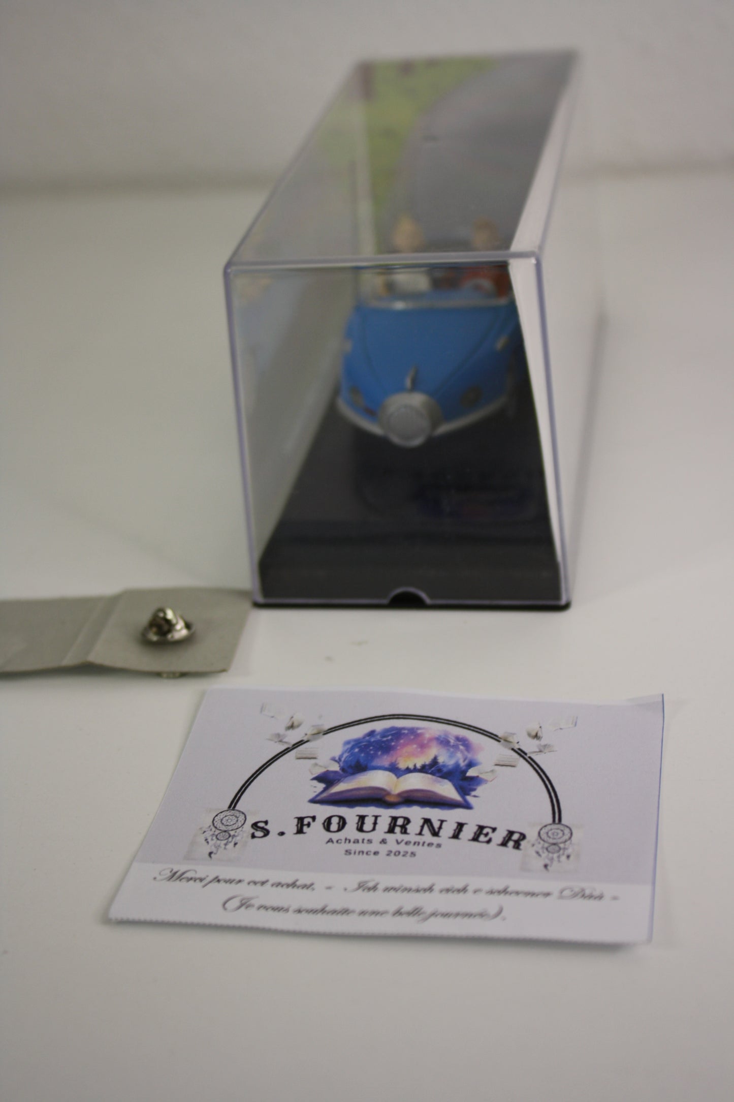 Voiture + pin’s Trubo-Rhino1 – Spirou – Franquin – Atlas – Objet dérivé – 2006