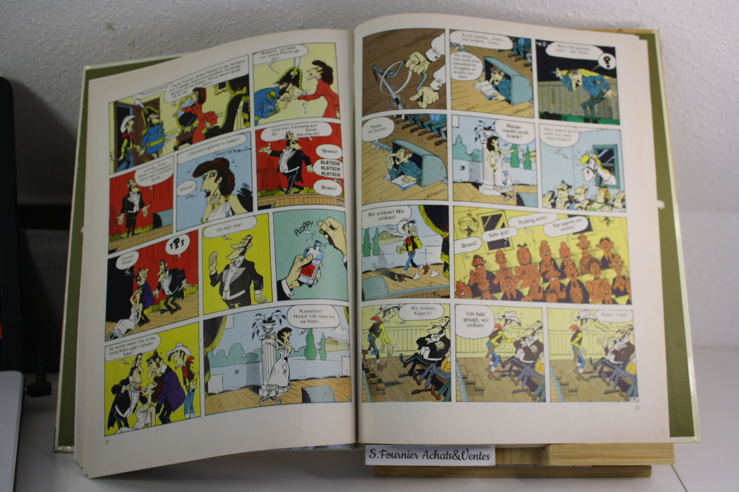 Sarah Bernardt – Lucky Luke – Morris Fauches Leturgie – Delta Verlag – EO – 1982 - En Allemand
