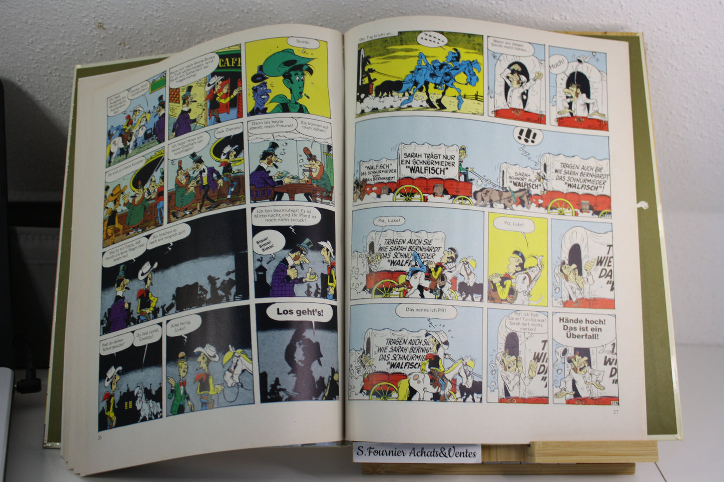 Sarah Bernardt – Lucky Luke – Morris Fauches Leturgie – Delta Verlag – EO – 1982 - En Allemand