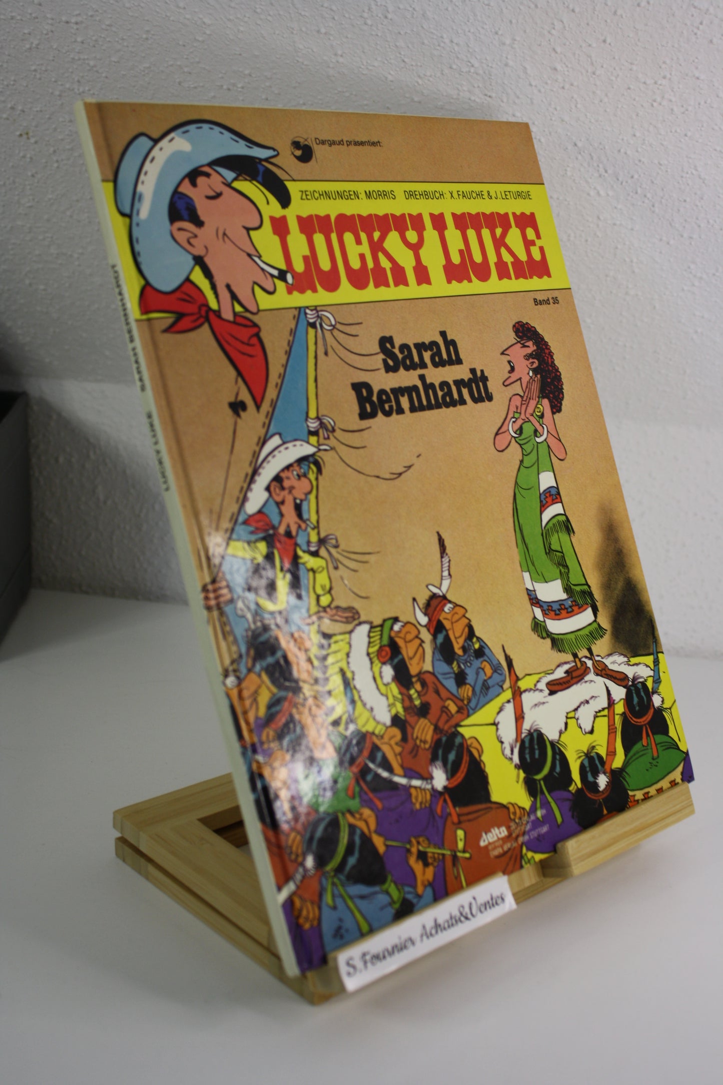 Sarah Bernardt – Lucky Luke – Morris Fauches Leturgie – Delta Verlag – EO – 1982 - En Allemand