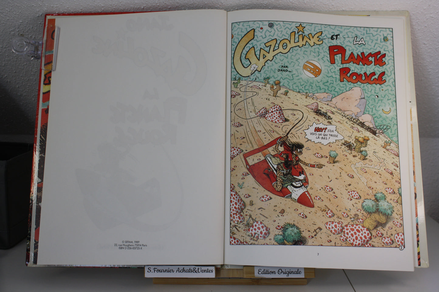 Gazoline et la planète rouge – Gazoline – Jano – L’écho des savanes  Albin Michel – EO – 1989