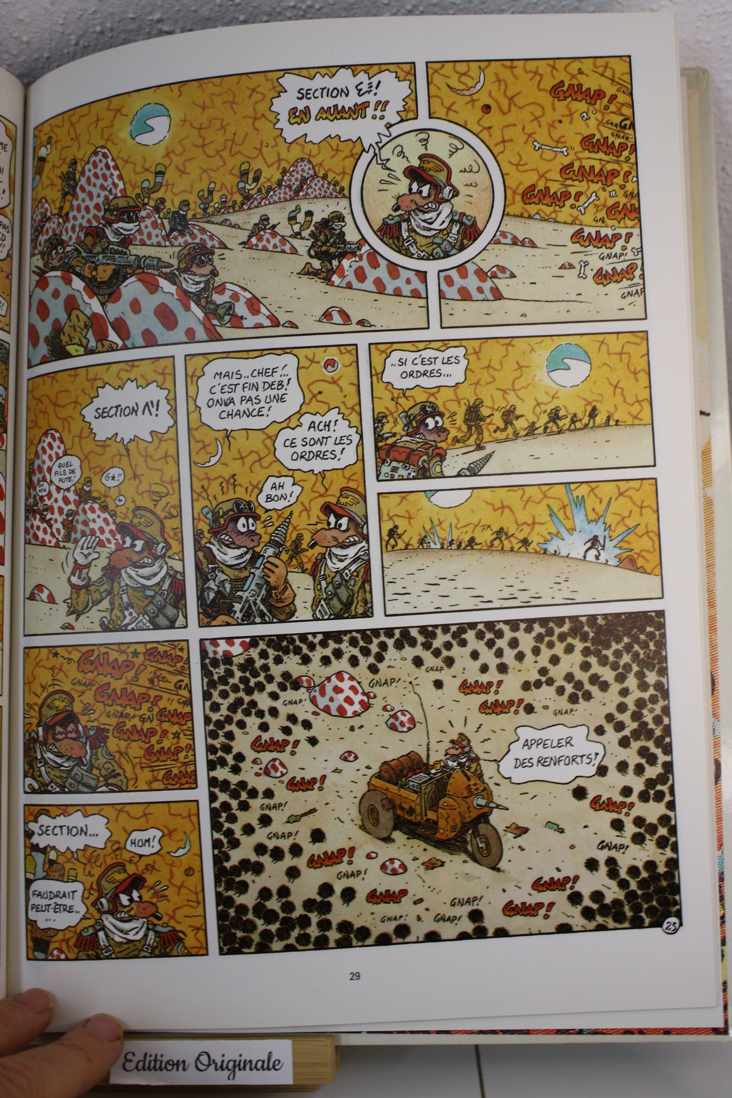 Gazoline et la planète rouge – Gazoline – Jano – L’écho des savanes  Albin Michel – EO – 1989