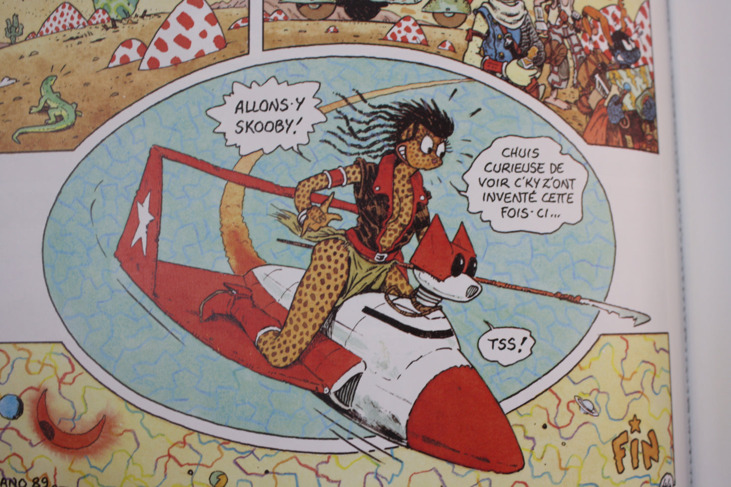 Gazoline et la planète rouge – Gazoline – Jano – L’écho des savanes  Albin Michel – EO – 1989