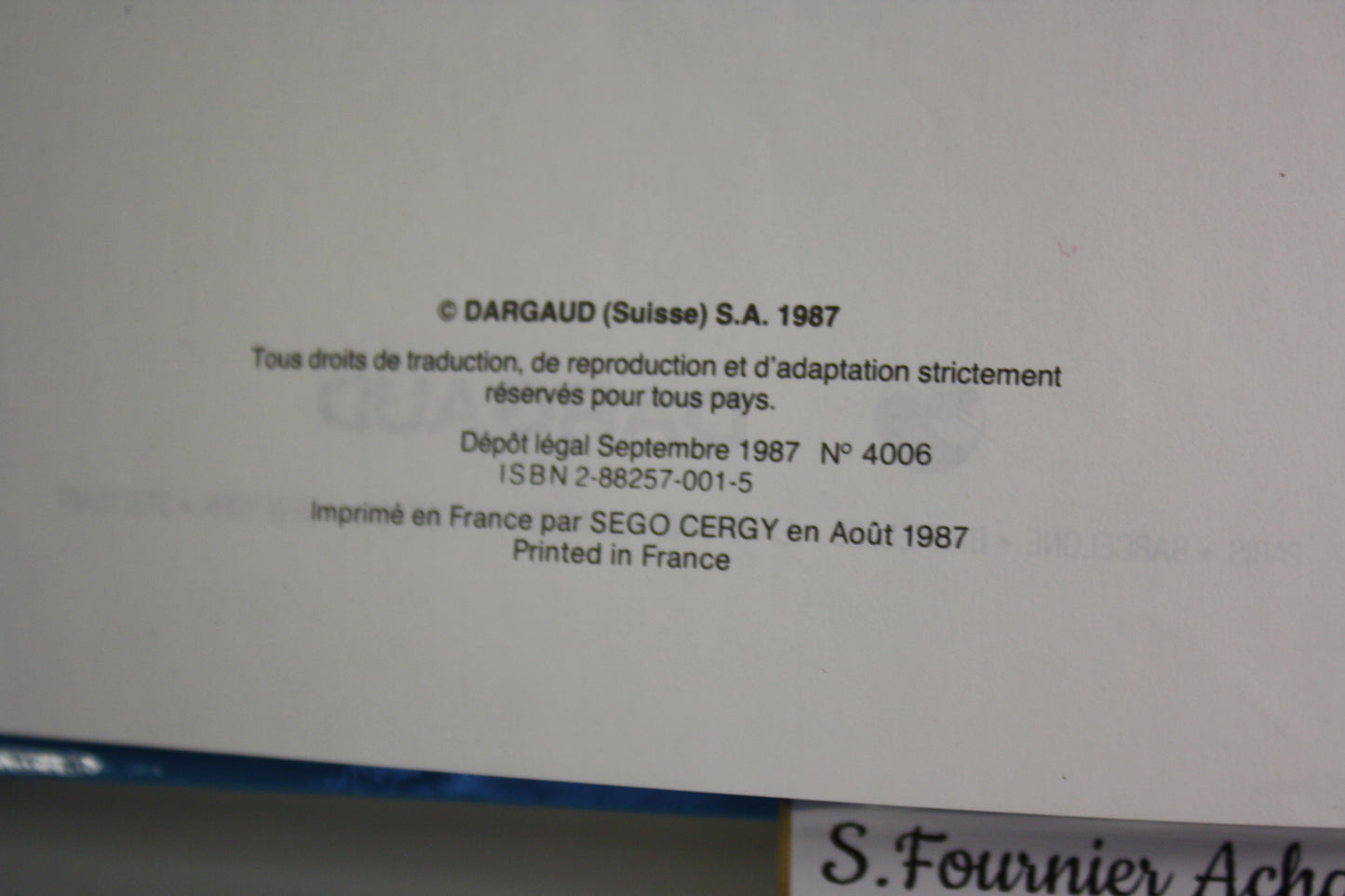 La Mascotte – Rantanplan – Morris, Fauche Leturgie – Dagaud – EO – 1987 - Satifaisant