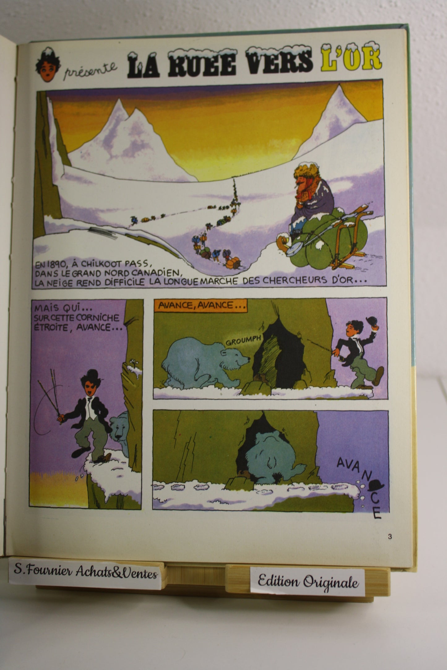 La Ruée vers l’or – Charlot – Magniaux – Williams France – EO – 1974