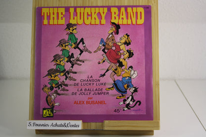 The Lucky Band – Lucky Luke – Alex Busanel – Disque Adès – Objet dérivé – 1984 – Disque 45T