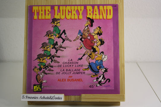 The Lucky Band – Lucky Luke – Alex Busanel – Disque Adès – Objet dérivé – 1984 – Disque 45T