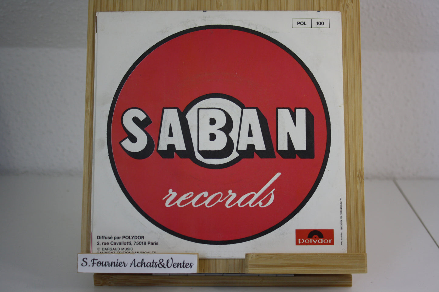 Les dalton en cavale – Bang Bang Lucky Luke – Bolling Levy Saban – Disque Saban – Objet dérivé – 1983 – Disque 45T