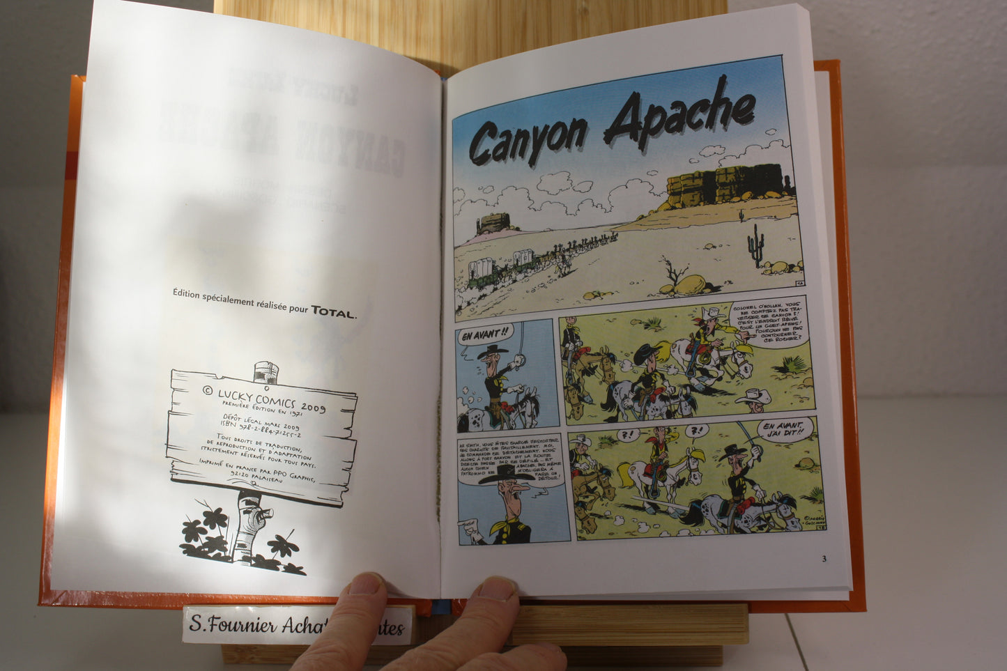 Canyon Apache – Lucky Luke – Morris Goscinny – Lucky comics – Edition publicitaire – 2009 - Total