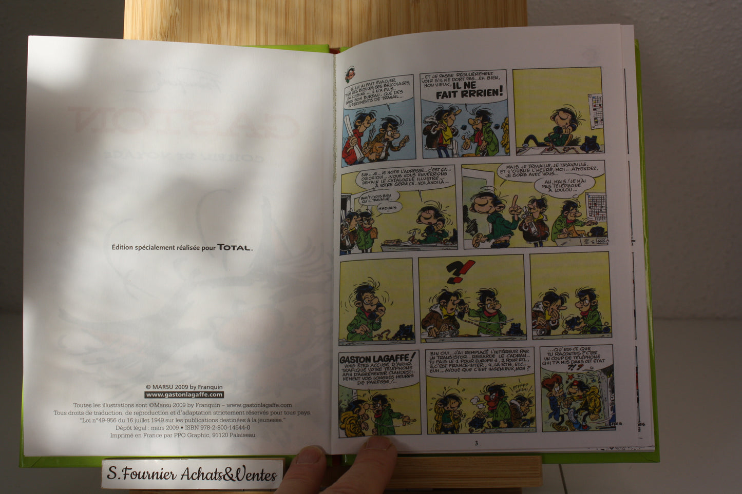 Compil de voyage – Gaston – Franquin – Marsu produuction – Edition publicitaire – 2009 - Total