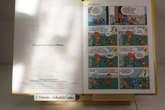 Tous en vacances – Boule & Bill – Roba - Dargaud – Edition publicitaire – 2009 - Total