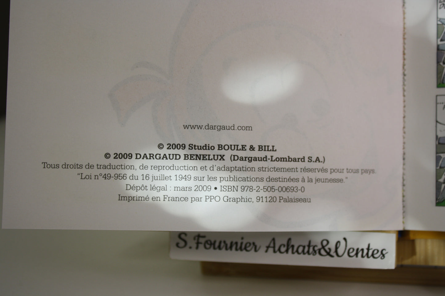 Tous en vacances – Boule & Bill – Roba - Dargaud – Edition publicitaire – 2009 - Total