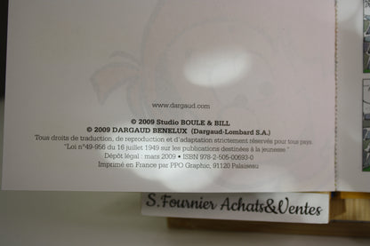 Tous en vacances – Boule & Bill – Roba - Dargaud – Edition publicitaire – 2009 - Total