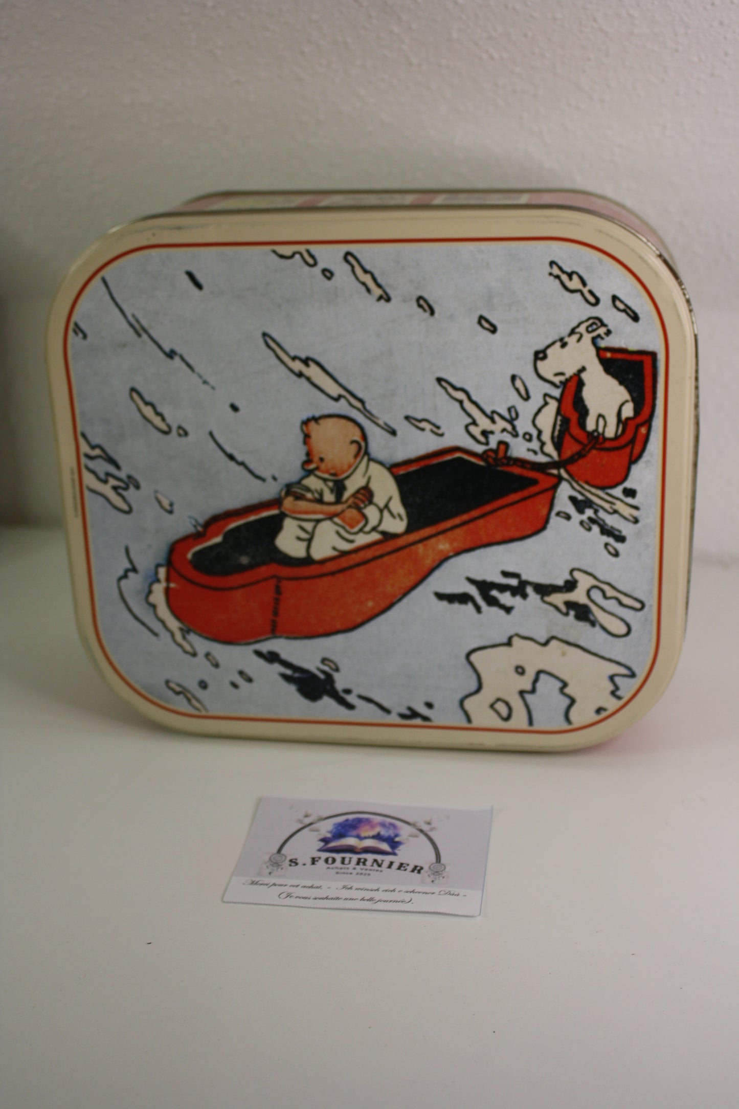Boite métallique Tintin petit vingtième – Tintin – Hergé – Delacres – Objet dérivé – 2016
