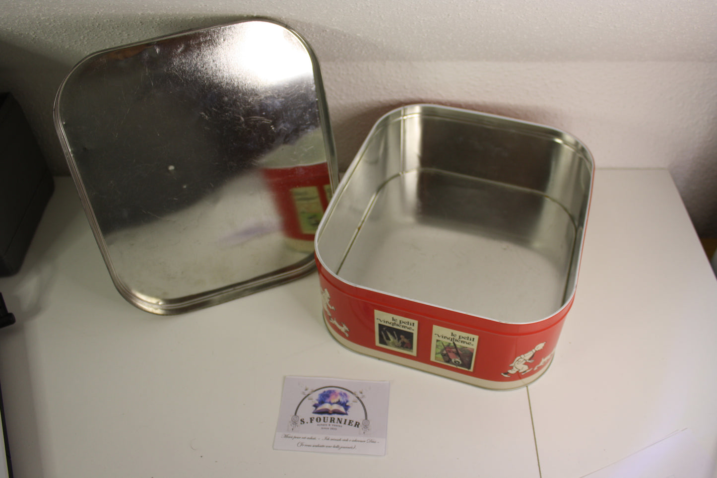 Boite métallique Tintin petit vingtième – Tintin – Hergé – Delacres – Objet dérivé – 2016