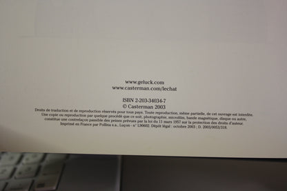 Et vous Chat Va ? – Le Chat – Geluck - Casterman – EO – 2003