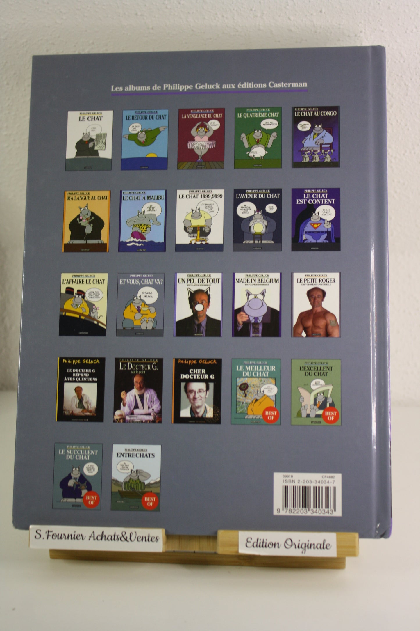 Et vous Chat Va ? – Le Chat – Geluck - Casterman – EO – 2003