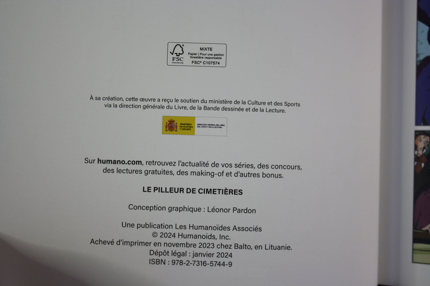 Le pilleur de cimetières – Robert Louis Stevenson – Cabot – Humanoïdes associés – EO – 2024