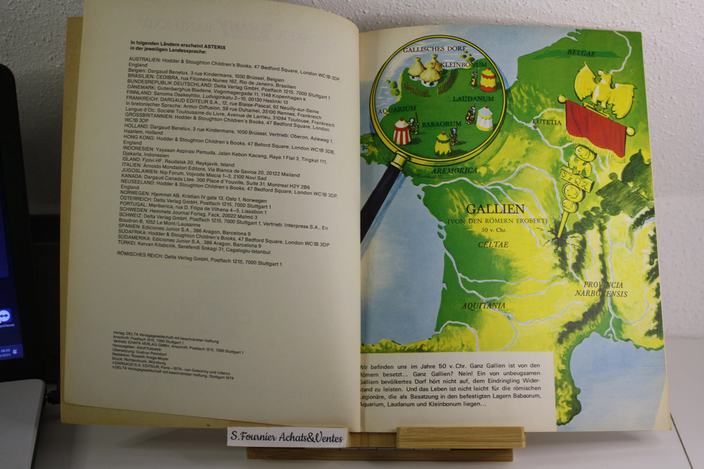 Astérix bei den Belgiern – Astérix – Uderzo et Goscinny – Delta verlag gmbh – EO – 1979 - Allemand