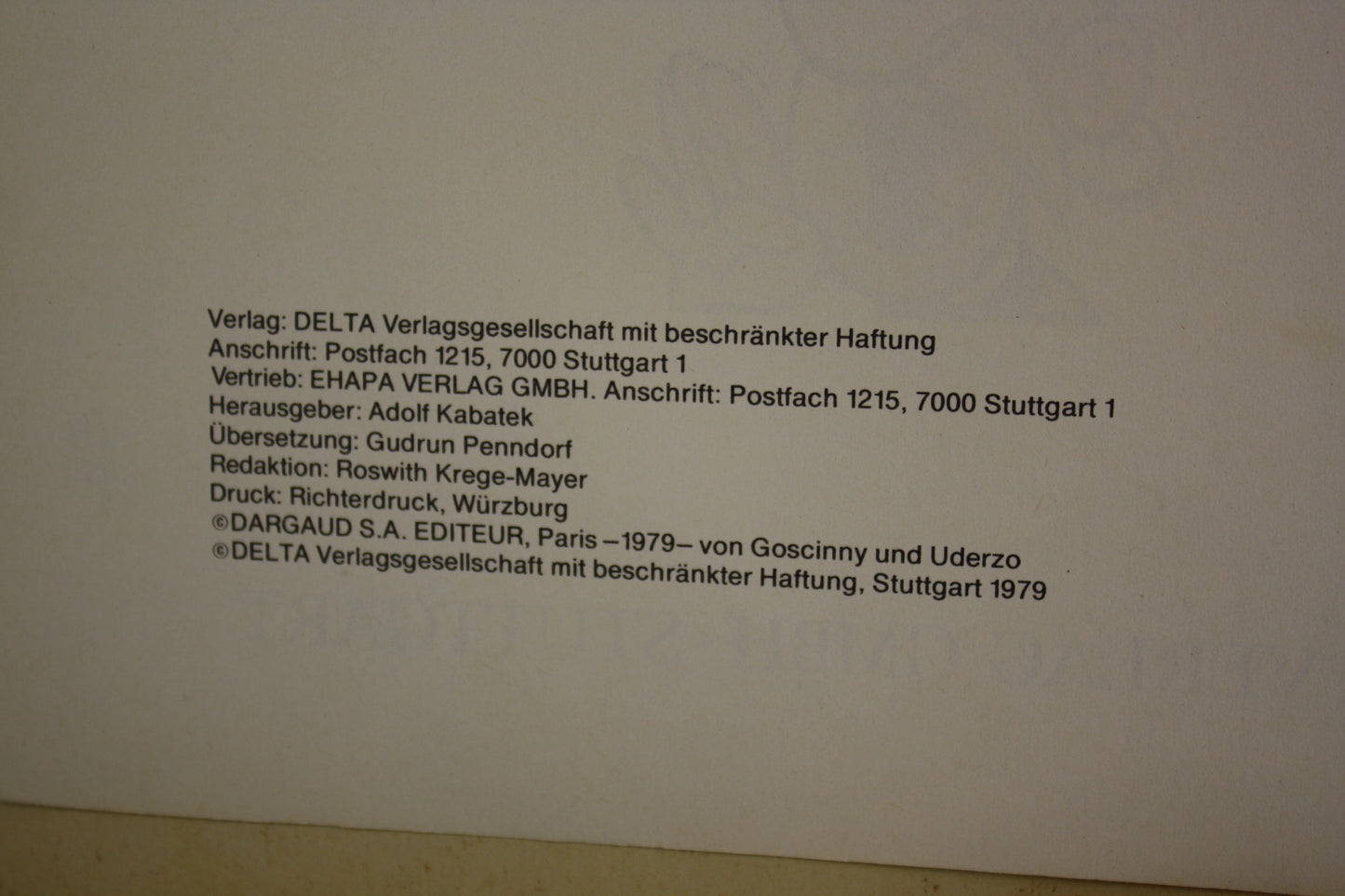 Astérix bei den Belgiern – Astérix – Uderzo et Goscinny – Delta verlag gmbh – EO – 1979 - Allemand