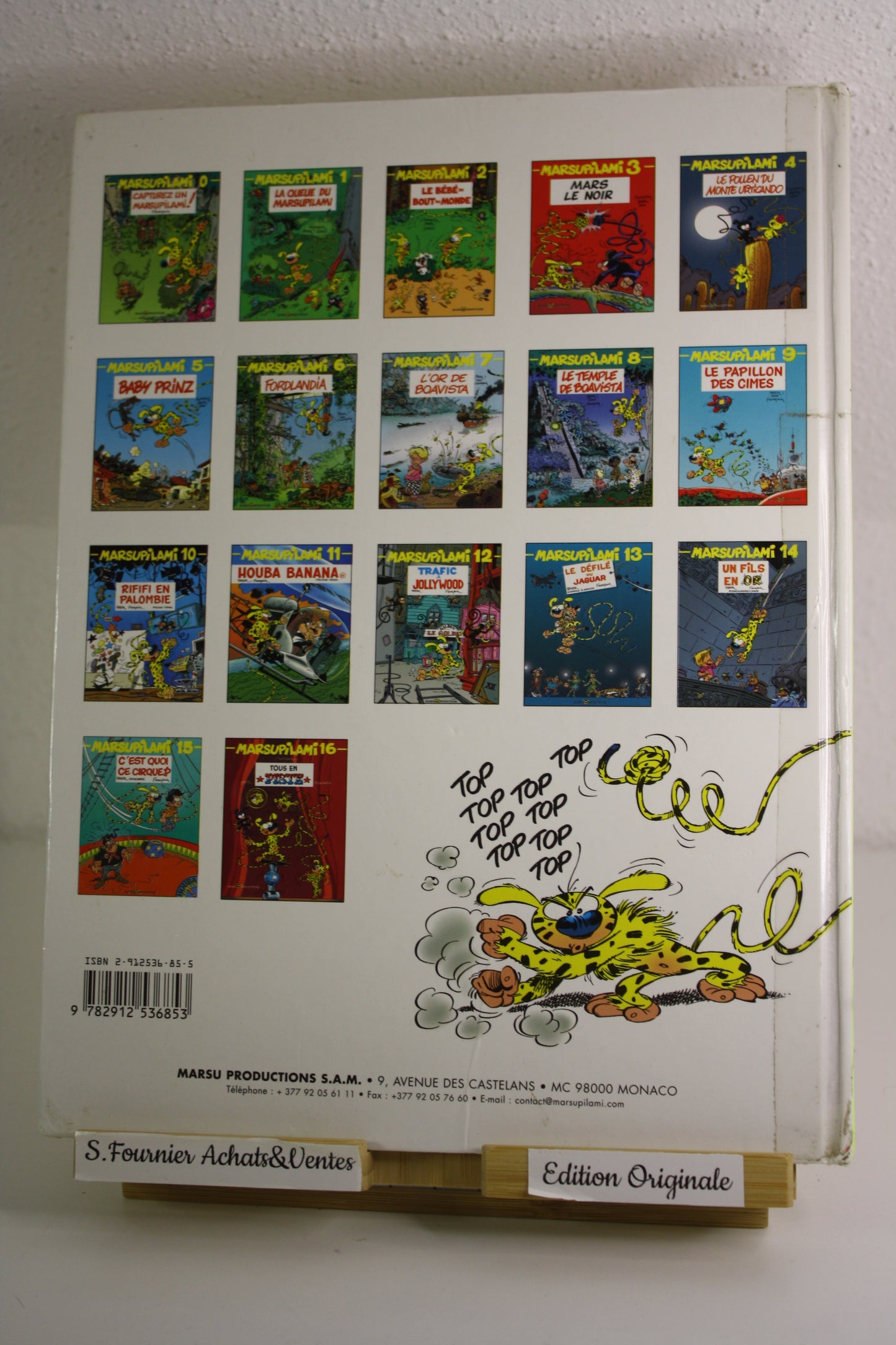 Tous en piste – Marsupilami – Franquin Batem Dugomier – Marsuproduction – EO – 2003