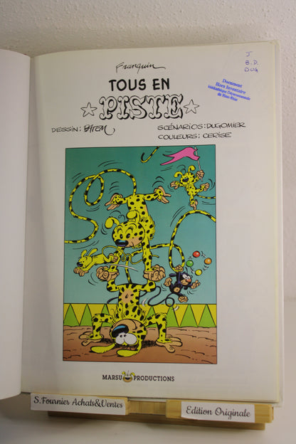 Tous en piste – Marsupilami – Franquin Batem Dugomier – Marsuproduction – EO – 2003