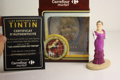 Figurine Castafiore – Tintin – Hergé – Carrefour Market – Objet dérivé – 2011