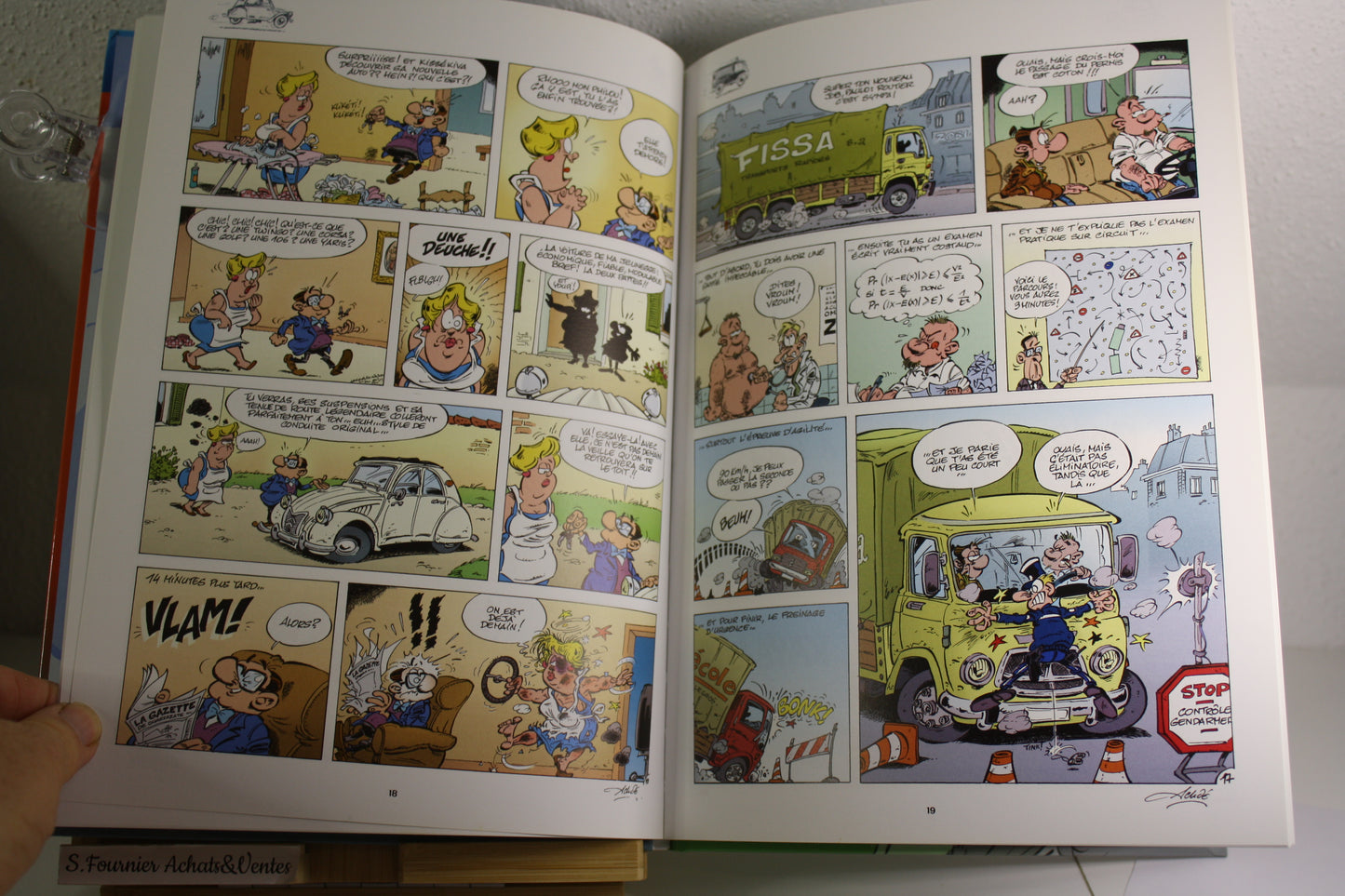 On achève bien les 2 chevaux – Les damnés de la route – Achdé – Bamboo – Réédition – 2004