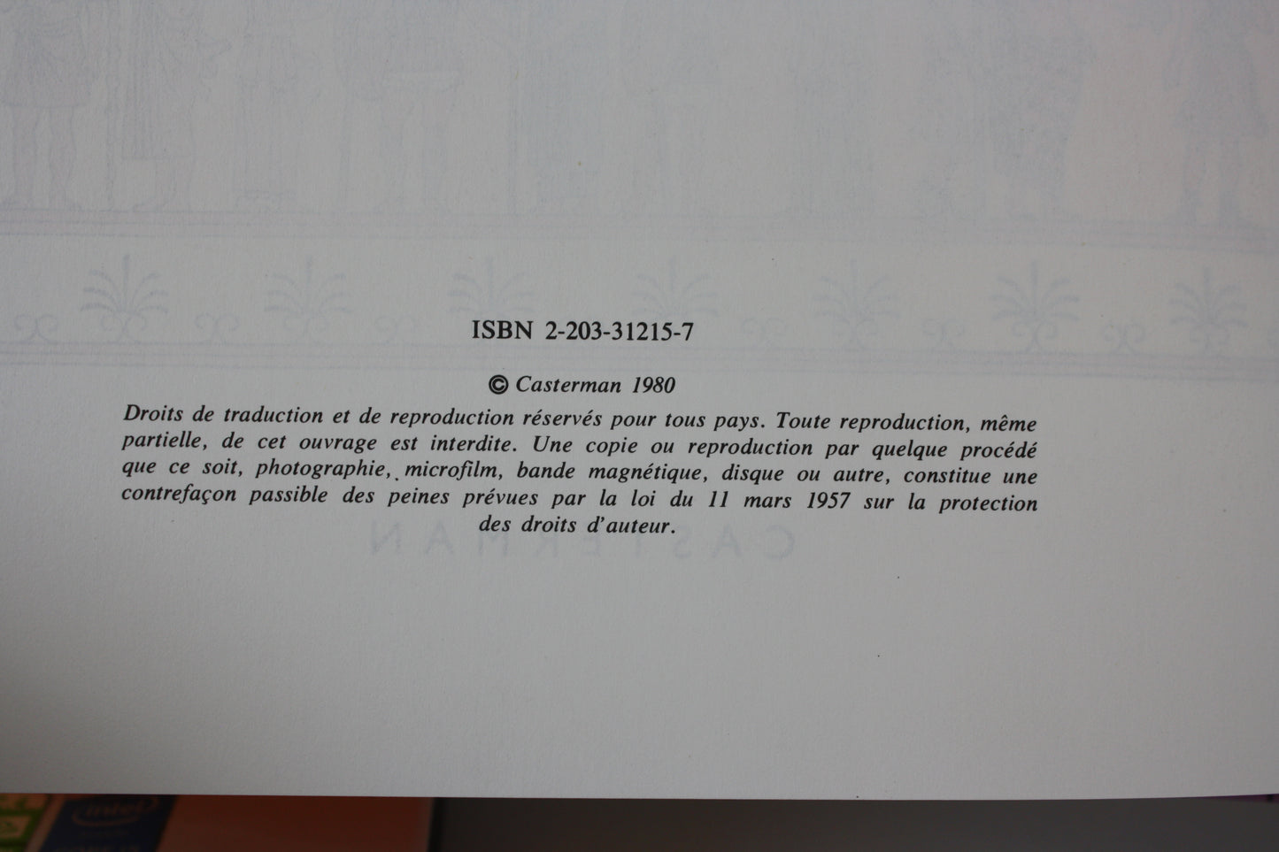 L’enfant Grec – Alix – Jacques Martin – Casterman – EO – 1980