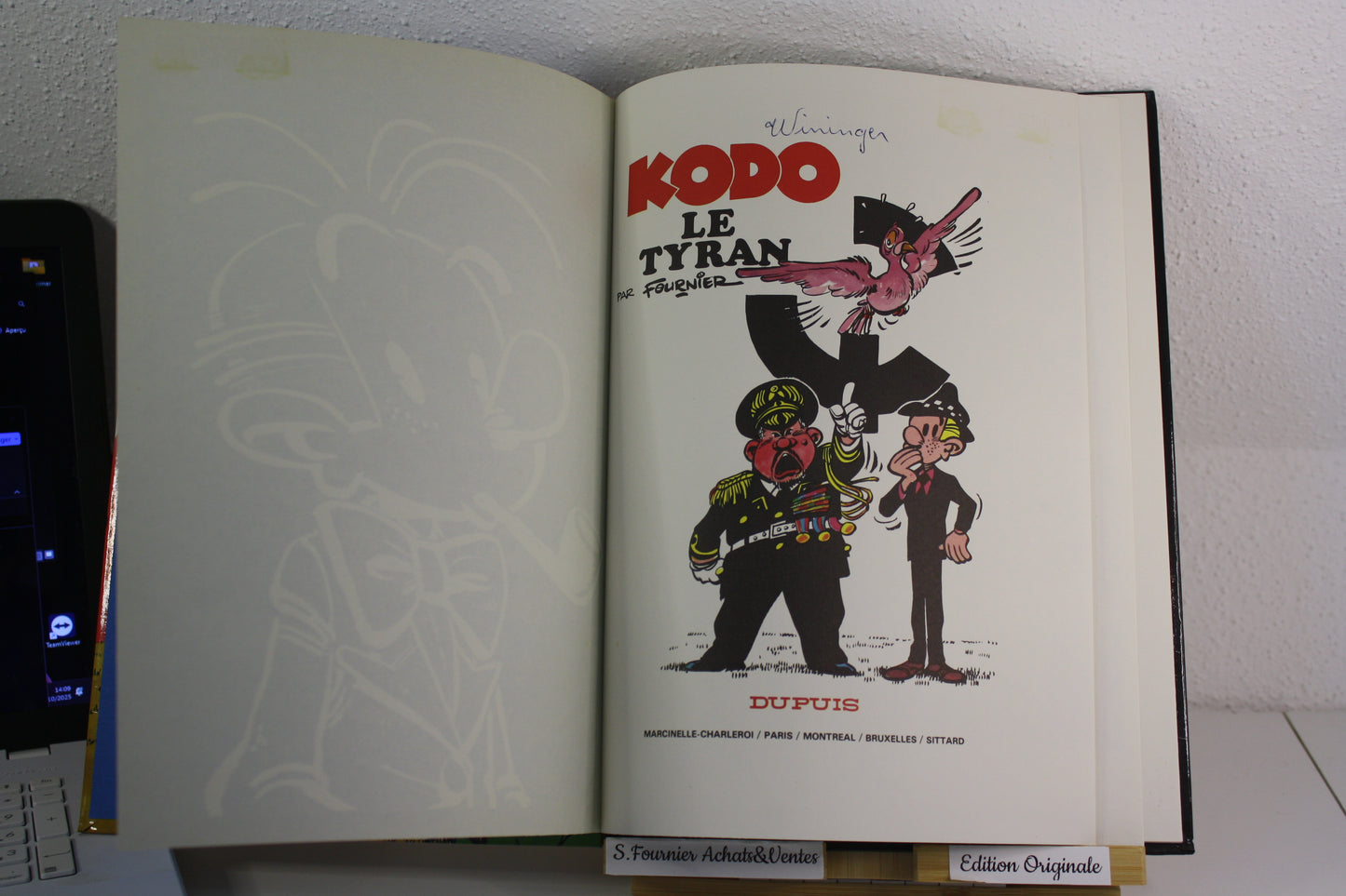 Kodo le Tyran – Spirou & Fantasio – Fournier – Dupuis – EO – 1979