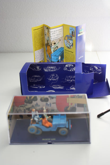 Jeep Objectif Lune au 1/43ème – Tintin – Hergé – Hergé Moulinsart – Objet dérivé – 2001