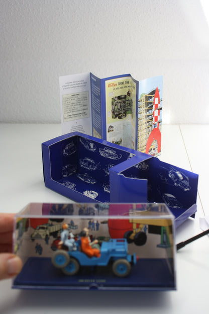 Jeep Objectif Lune au 1/43ème – Tintin – Hergé – Hergé Moulinsart – Objet dérivé – 2001