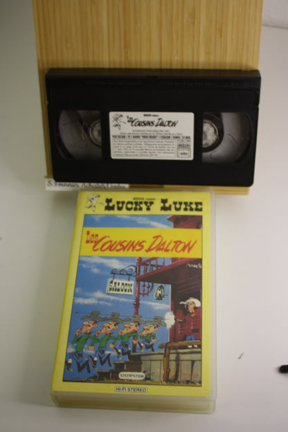 VHS Les Cousins Dalton – Lucky Luke – Morris – Deville – Objet dérivé – 1991 - ESSO