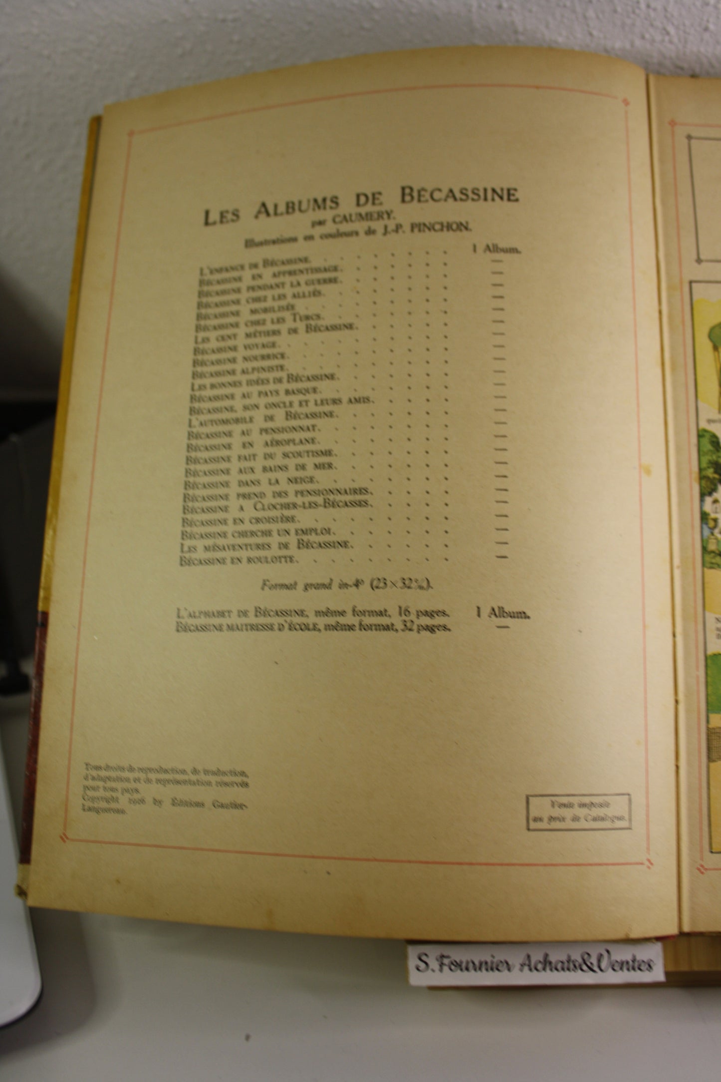 Les bonnes idées de Bécassine – Bécassine – Pinchon Caumery – Gautier Languereau – Réédition – 1949