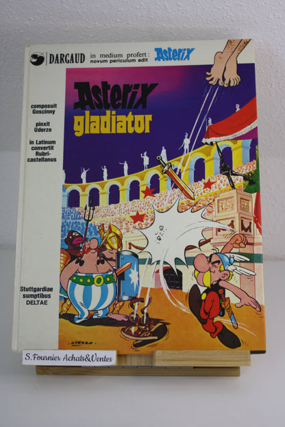 Astérix Gladiator – Astérix – Goscinny Uderzo – Deltae – EO – 1977 – Version Allemande en Latin