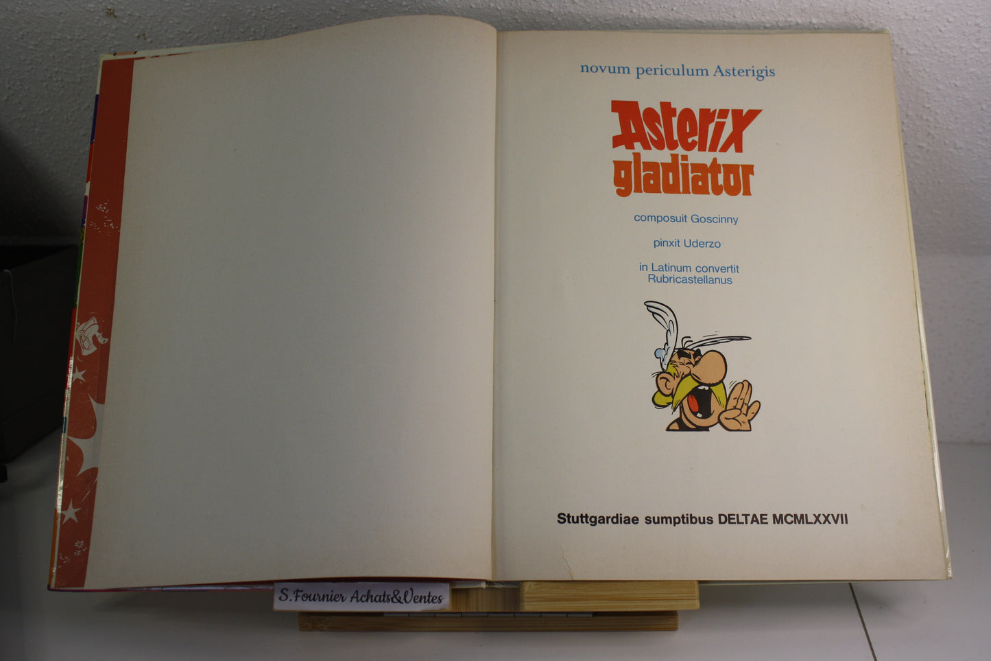 Astérix Gladiator – Astérix – Goscinny Uderzo – Deltae – EO – 1977 – Version Allemande en Latin