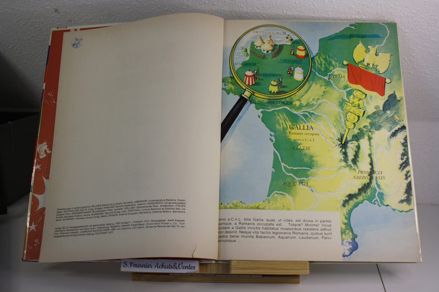 Astérix Gladiator – Astérix – Goscinny Uderzo – Deltae – EO – 1977 – Version Allemande en Latin