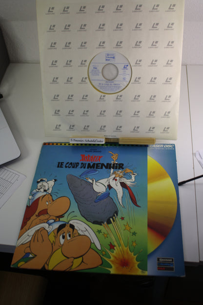 Laser Discs Vidéo « Le coup du Menhir » – Astérix – Philippe Grimon – Gaumont, Columbia, RCA – Objet dérivé – 1989