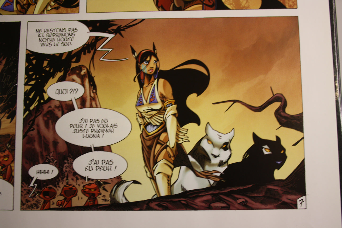 Dans les traces d’Oh Mah Ah – Luunas - Crisse, Keramidas – Soleil – EO - 2004 – plaque autocollant