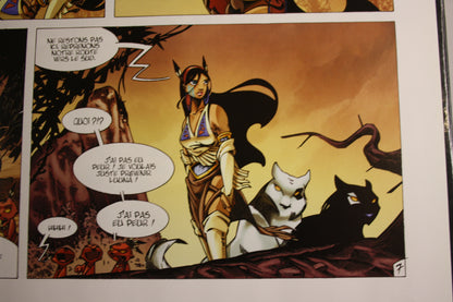 Dans les traces d’Oh Mah Ah – Luunas - Crisse, Keramidas – Soleil – EO - 2004 – plaque autocollant