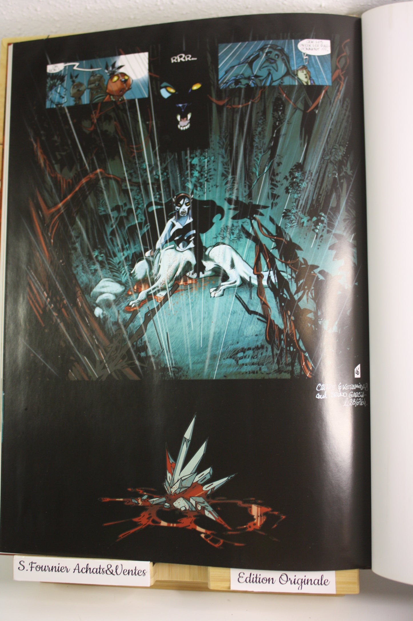 Dans les traces d’Oh Mah Ah – Luunas - Crisse, Keramidas – Soleil – EO - 2004 – plaque autocollant