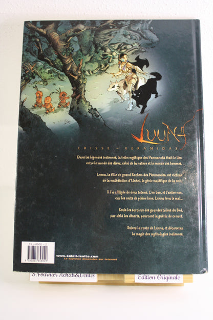 Dans les traces d’Oh Mah Ah – Luunas - Crisse, Keramidas – Soleil – EO - 2004 – plaque autocollant