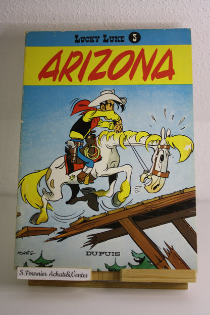 Arizona – Lucky Luke - Morris – Dupuis – Réédition - 1978 – Couverture souple