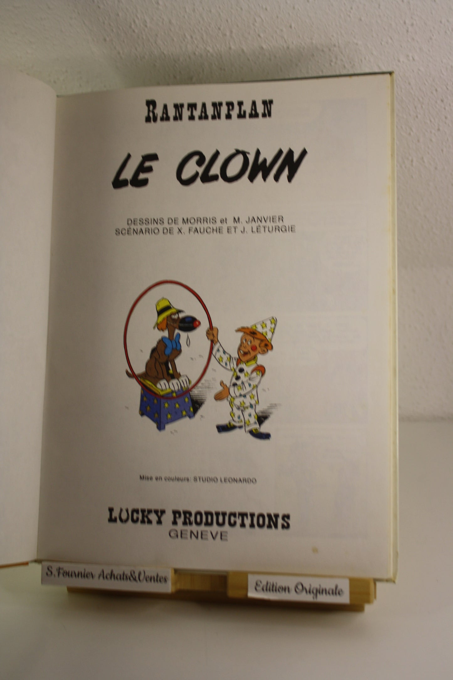 Le clown – Rantanplan – Morris – Lucky Production – EO - 1993