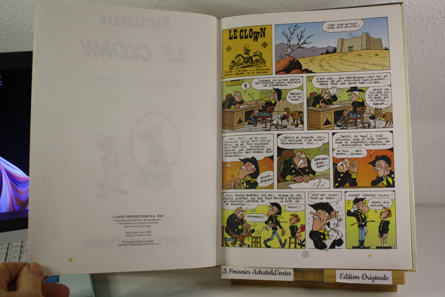 Le clown – Rantanplan – Morris – Lucky Production – EO - 1993