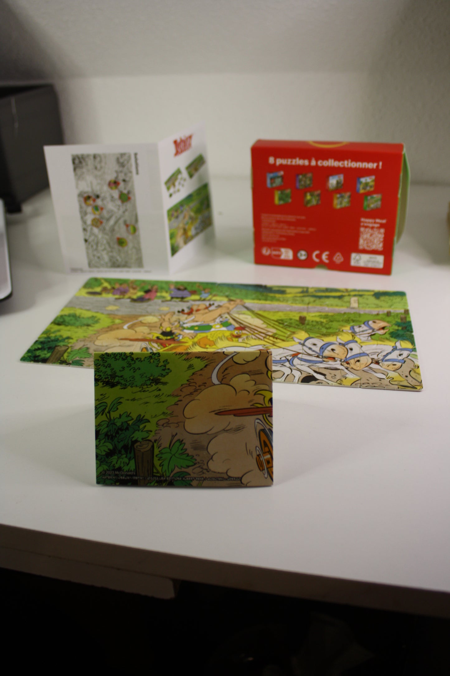 3 Mini Puzzles n°6, 7 et 8  – Astérix – Les éditons Albert René – Mac Donald – Objet dérivés – 2023